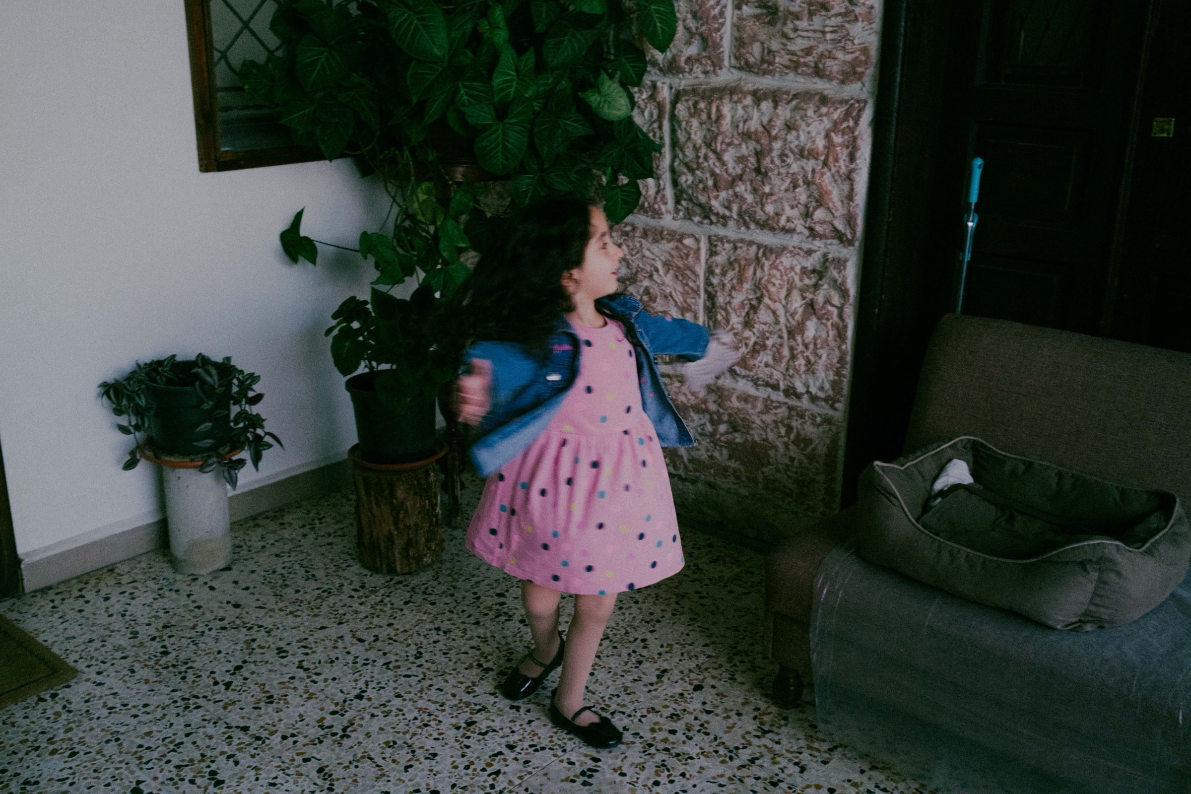 A candid shot of my little cousin on the balcony of our home in the town of Joun, Lebanon, 2025.