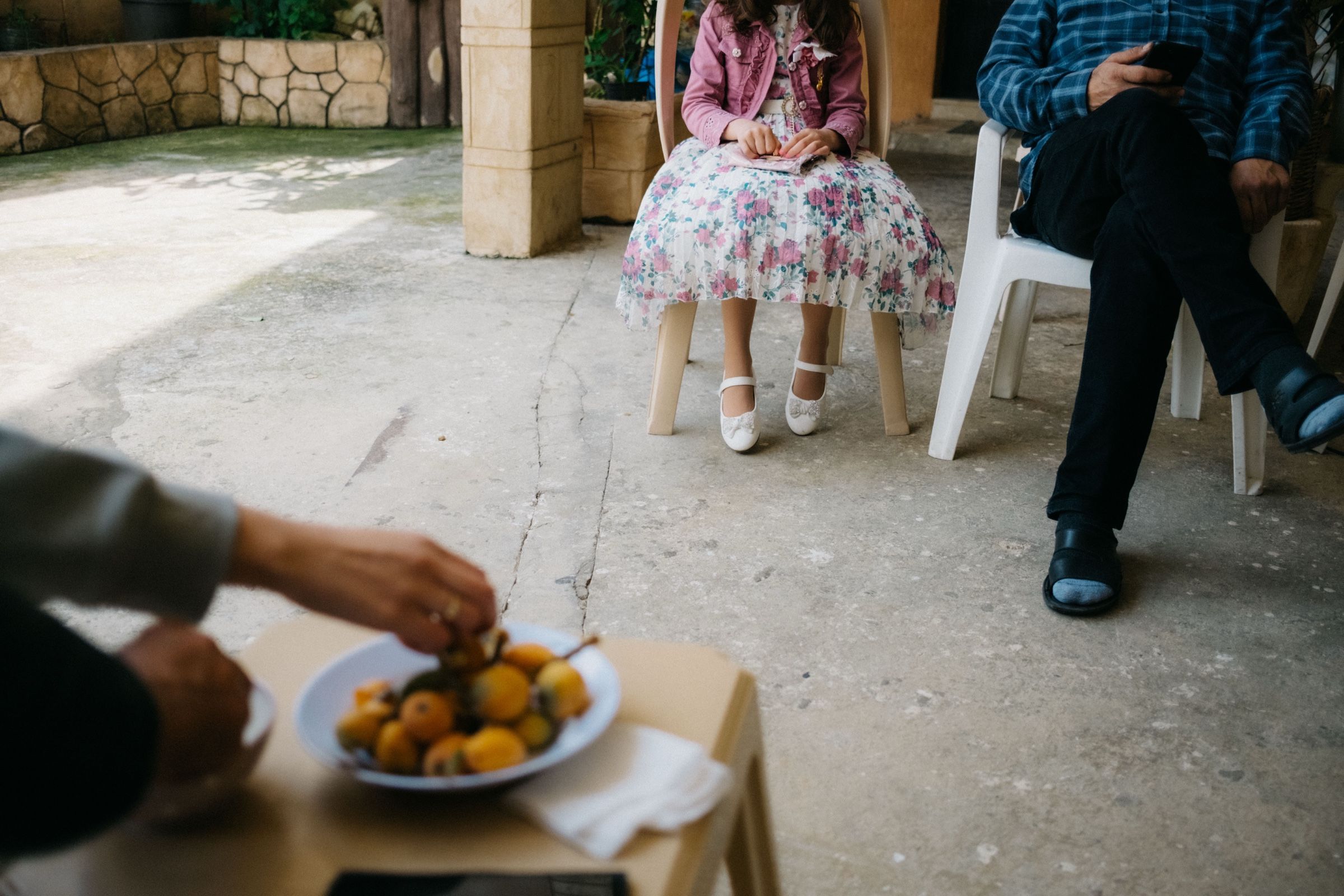 A photo from a family visit during Eid El Fitr to my father's aunt house in the town of Joun, Lebanon, 2024.